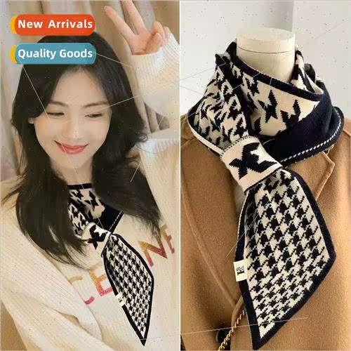 Scarf female winter Korean  thickened warm neck knted scarf