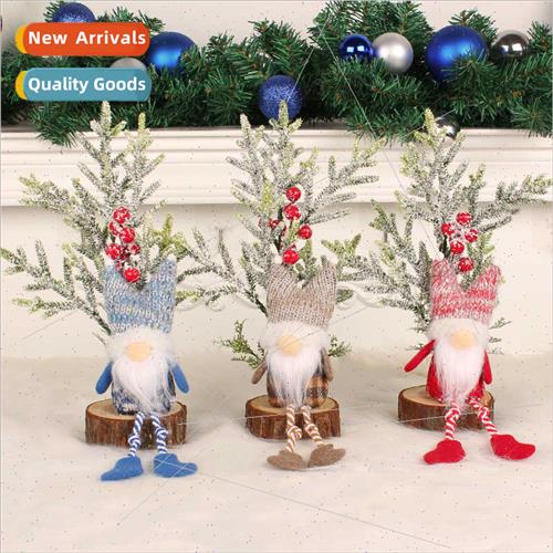 Christmas doll doll dangling foot ornaments cute faceless ol