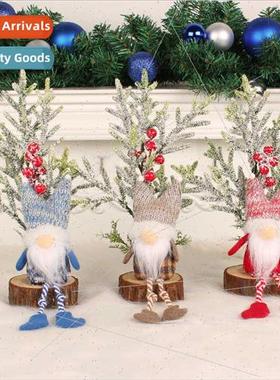 Christmas doll doll dangling foot ornaments cute faceless ol