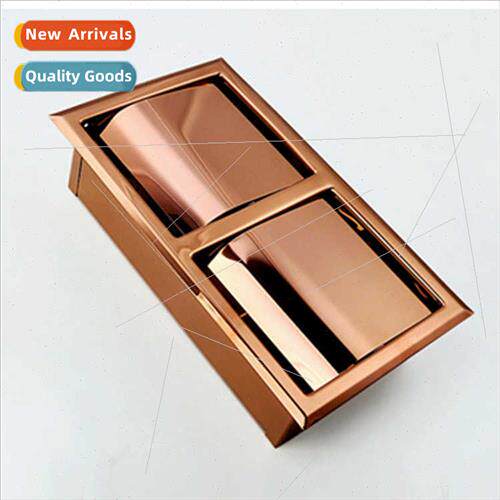 Recessed paper towel box 304 concealed bathroom double roll