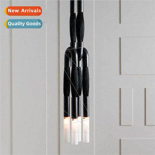 -modern horse hair wall lamp light luxury retro wabi-sabi de