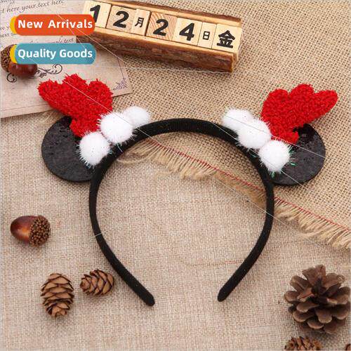 Christmas Mickey hair bands hair clips headbands versatile b