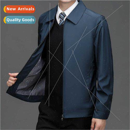 Middle-aged elderly in fall new casual business jacket sprin