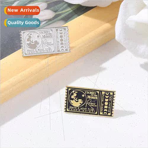 Europe Uned States stamp series alloy brooch ins personaly n