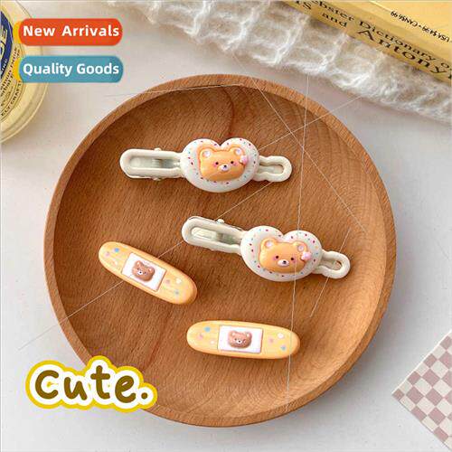 Cute cartoon bear duckbill clip hair accessories sweet girl
