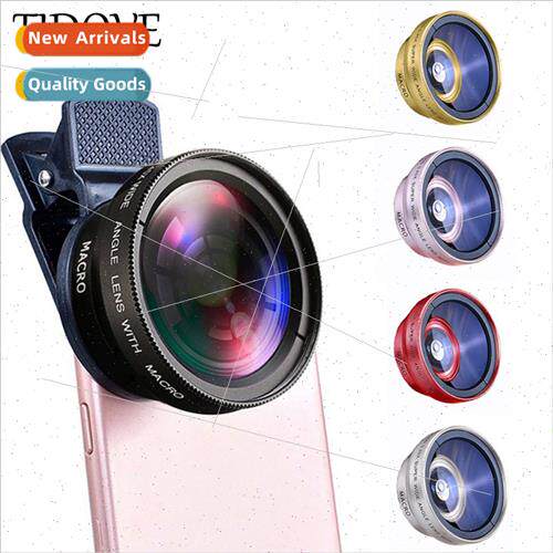 2 IN 1 Lens Universal Clip 37mm Mobile Phone Lens Profession