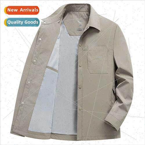 Dad spring jacket middle-aged men spring fall jacket 50 year