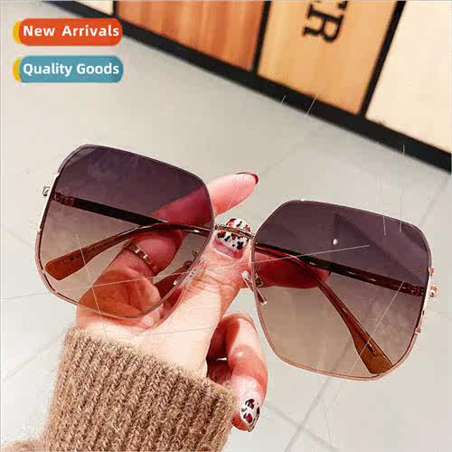 new large frame square frame set shooting sunglasses female