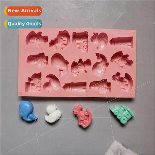 15 Girls Trojans 383 Chocolate Cake licone Mold Jelly Egg Ta