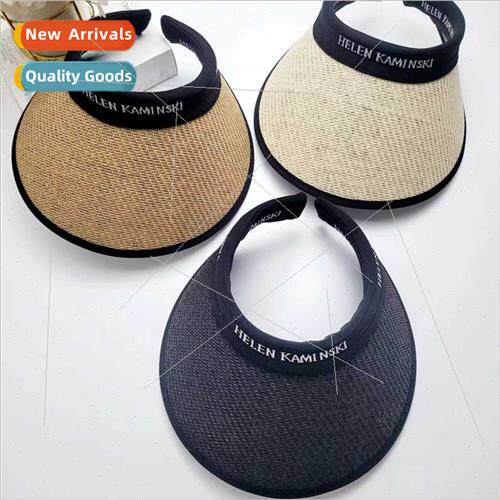 2023 new straw summer cool hat men women large brim sun hat
