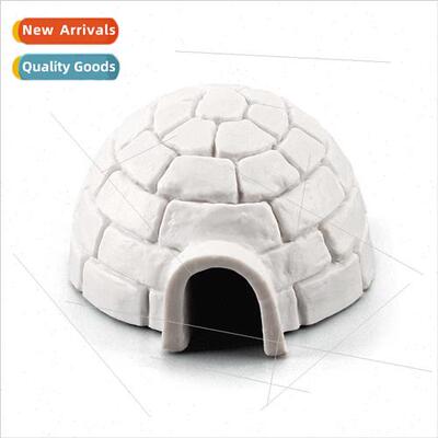 Polar building igloo model mini snow house Christmas e stabl