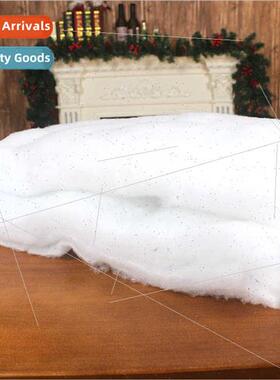 Christmas decorations thickened snow cotton whe artificial s