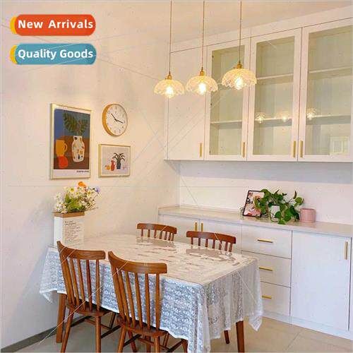 Modern simple dining table bar lamp Japanese retro brass Fre