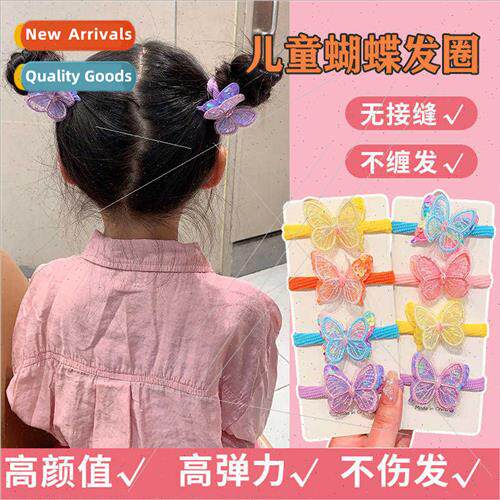 Butterfly Tie HeadbSweet Cute High Elasticy High Color Hair
