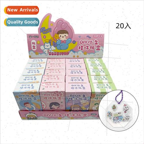 Goo disk pendant blind box diy handmade students cartoon pen
