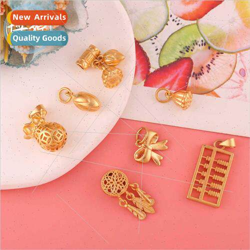 Lotus Small Pendant Handmade DIY Braided Bracelet Necklace O