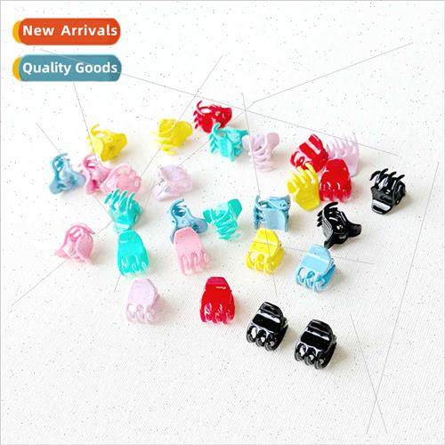 1cm mini small grab clip simple children candy colorful brok