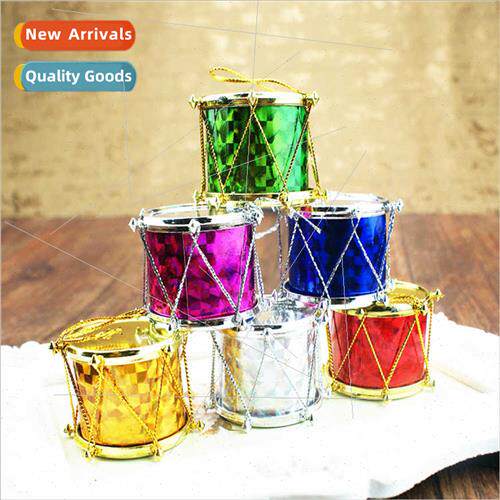 Christmas holiday decorations 2.5-5cm Christmas drum gold si
