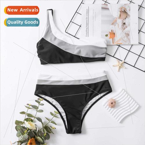 Hulu Spl Swimsu Model Nylon Bikini Patchwork Color Womens Sp