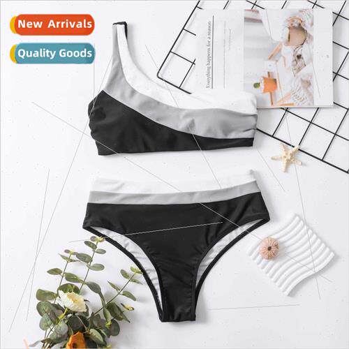 Hulu Spl Swimsu Model Nylon Bikini Patchwork Color Womens Sp