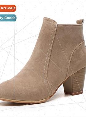 shoes Ankle women Boots Short Black winter Soft Boot Ladies