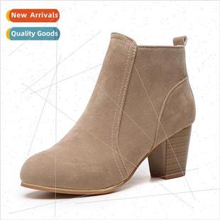 Ladies winter Ankle women Boots shoes Soft Black Short Boot