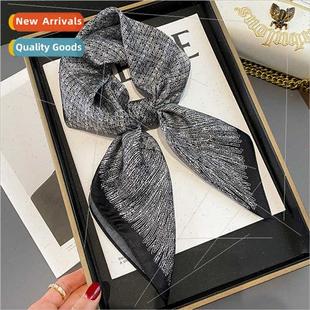 small fragrant square Korean silk new 2022 temperament