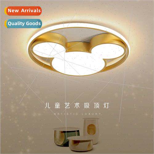 New gold children room light led cartoon bedroom ceiling lig