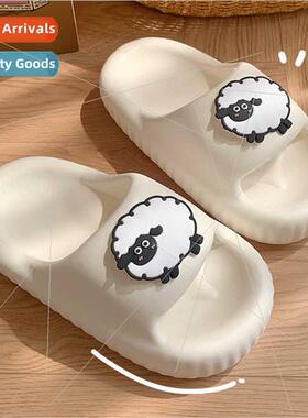 Soft bottom comtable home bathroom bath sandals cartoon cute