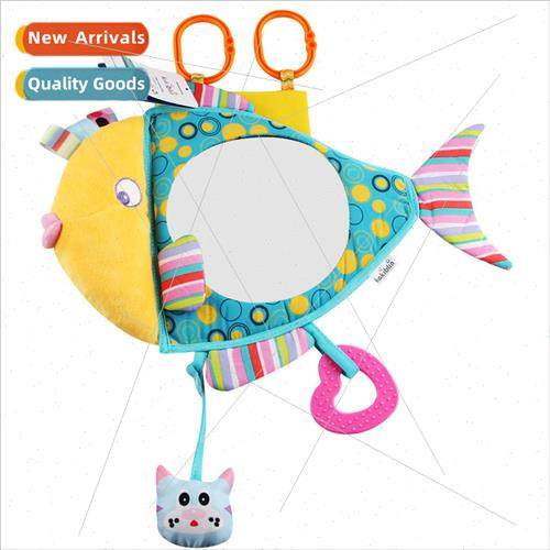Baby reverse seat rearview mirror haha mirror plush baby  fi