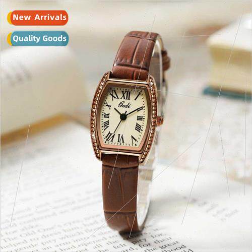 New retro Roman scale tonneau disk senior sense bamboo grain