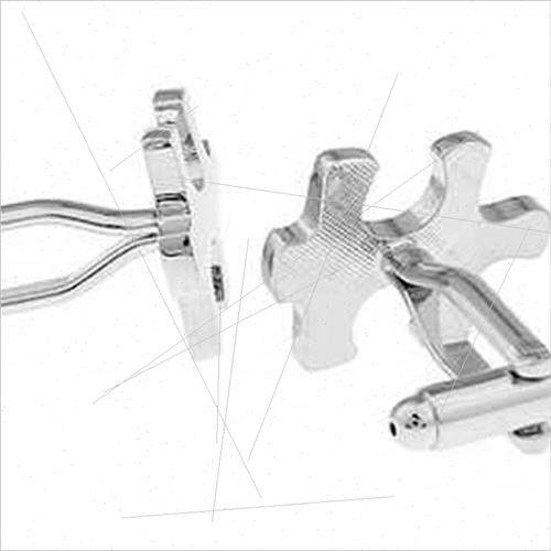 Elephantine Collection lver Puzzle Cufflinks Plated cufflink