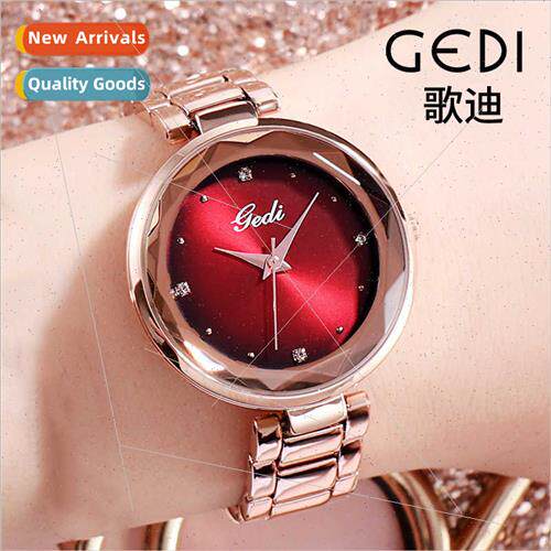 New diamond steel band women watches Korea compact ladies wa