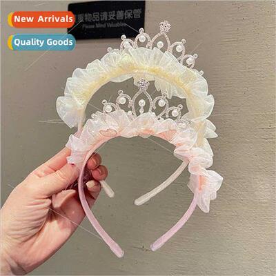 Princess girls hair bands Xianmei crown headdress girls birt