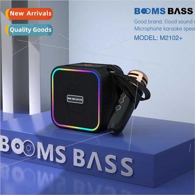 M2102 wireless bluetooth speaker plug card small microphone