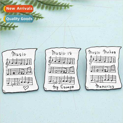 Korean  new cartoon piano music sheet music alloy oil drop b