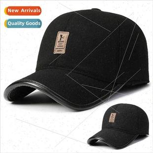 cotton baseba old protection ear plus cap man men Winter