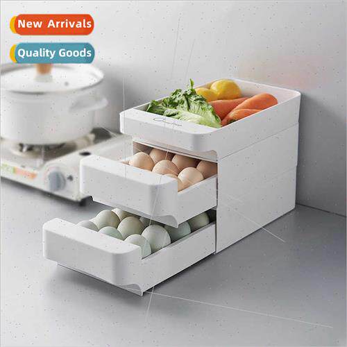 Drawer egg organizer egg compartment multi-layer egg carton