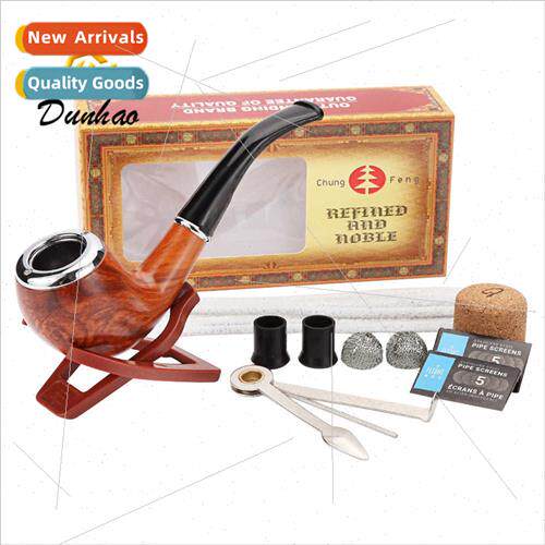 Resin pipe set wh cleaning tools accessories gum wood iron p