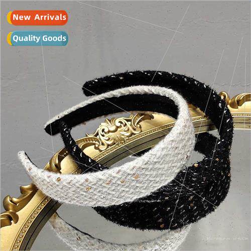 Korean hair bands sequins out hair card female retro French