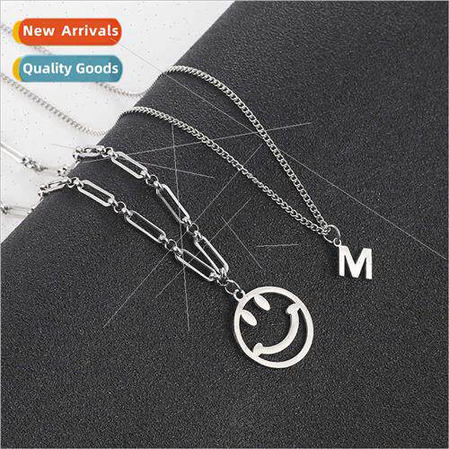 mple smiley sweater chain hundred wh multi-layer wh chain ti