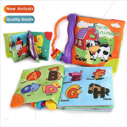 Enlightenment washable cloth book baby tearing soft teething - 实物图