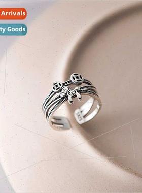 Immediately Rich Ring Ladies Vintage Old Multi-Layer nes Cro