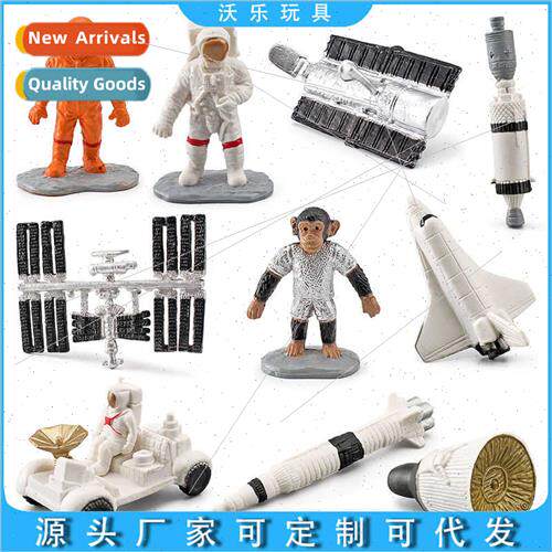 Astronaut Apollo satelle rocket telescope capsule model orna
