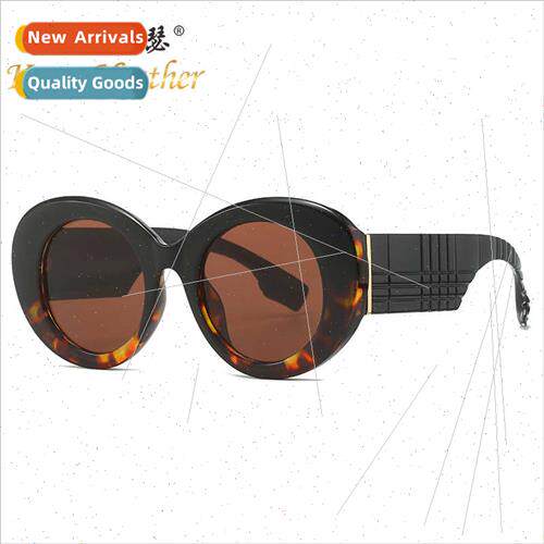 Fashion round frame sunglasses 8042 Europe tortoiseshell fra