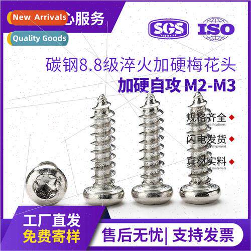 hardened reinced plum head tapping screws grade 8.8 whe nick