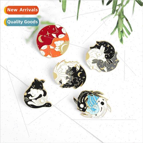 Cartoon cute creative new gossip Taiji figure modelling acce