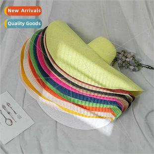 seaside brim vacation photo sunscreen Summer model oversized