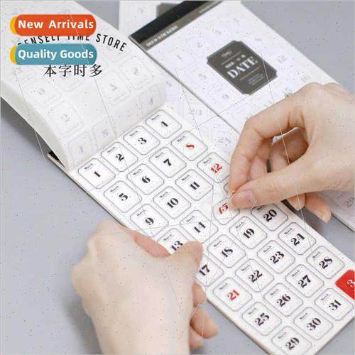 Year-round date sticker book planner companion journal stick