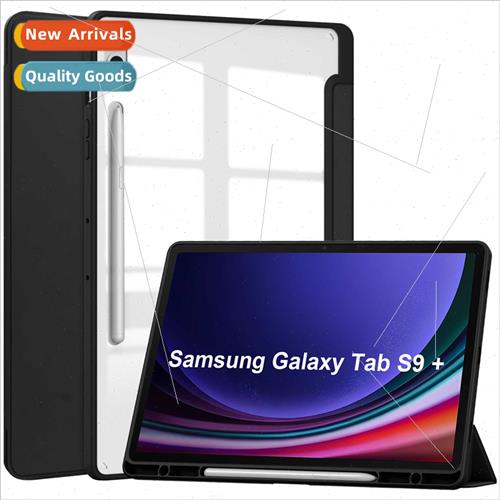 适用Samsung Galaxy TabS9Plus Tablet Case S9 Acrylic Smart Ca